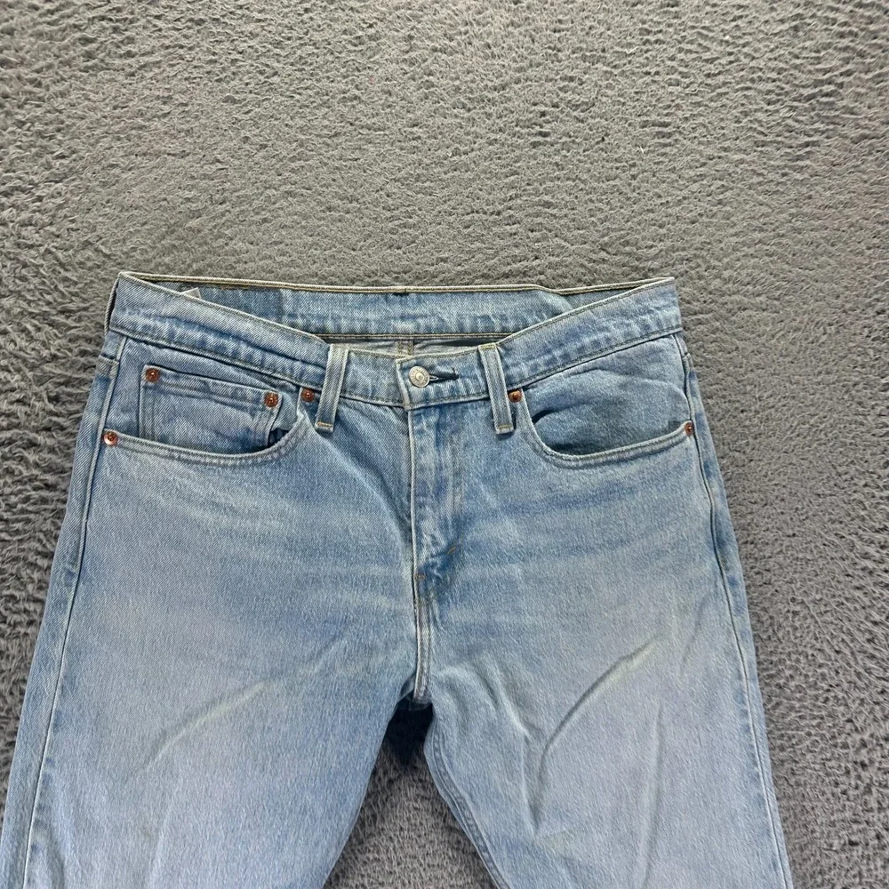 Levi's 512 Jeans Mens 32x30 Blue Cotton Denim Straight Faded Workwear Stretch